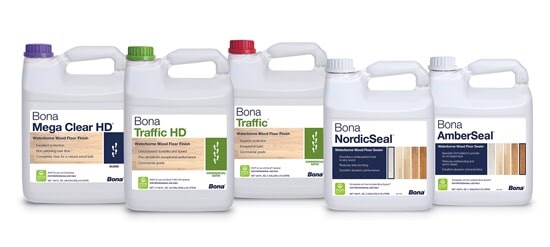 Bona Waterborne Finishes and Sealers