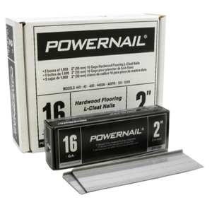 Powernail L-Cleats 16 GA  1Box - 5000Cnt