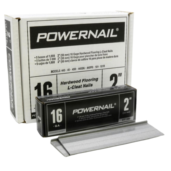 Powernail L-Cleats 16 GA  1Box - 5000Cnt